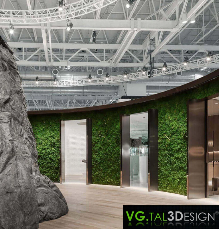 Scénographie végétale au Yuz Museum de Shanghai
